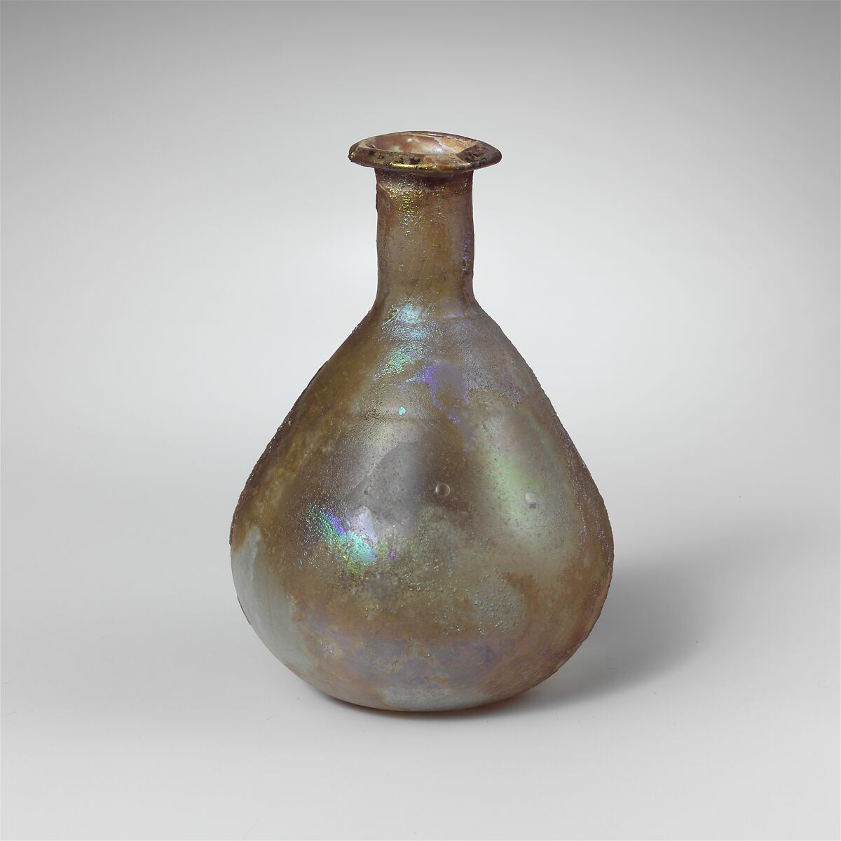 Glass perfume bottle, Glass, Roman 