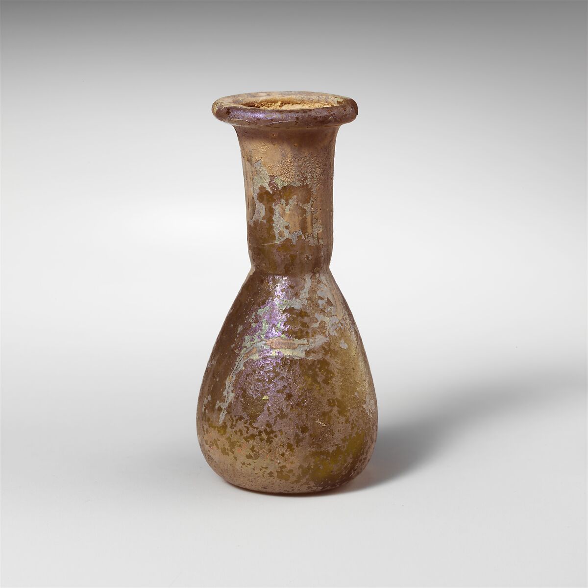 Glass perfume bottle, Glass, Roman 