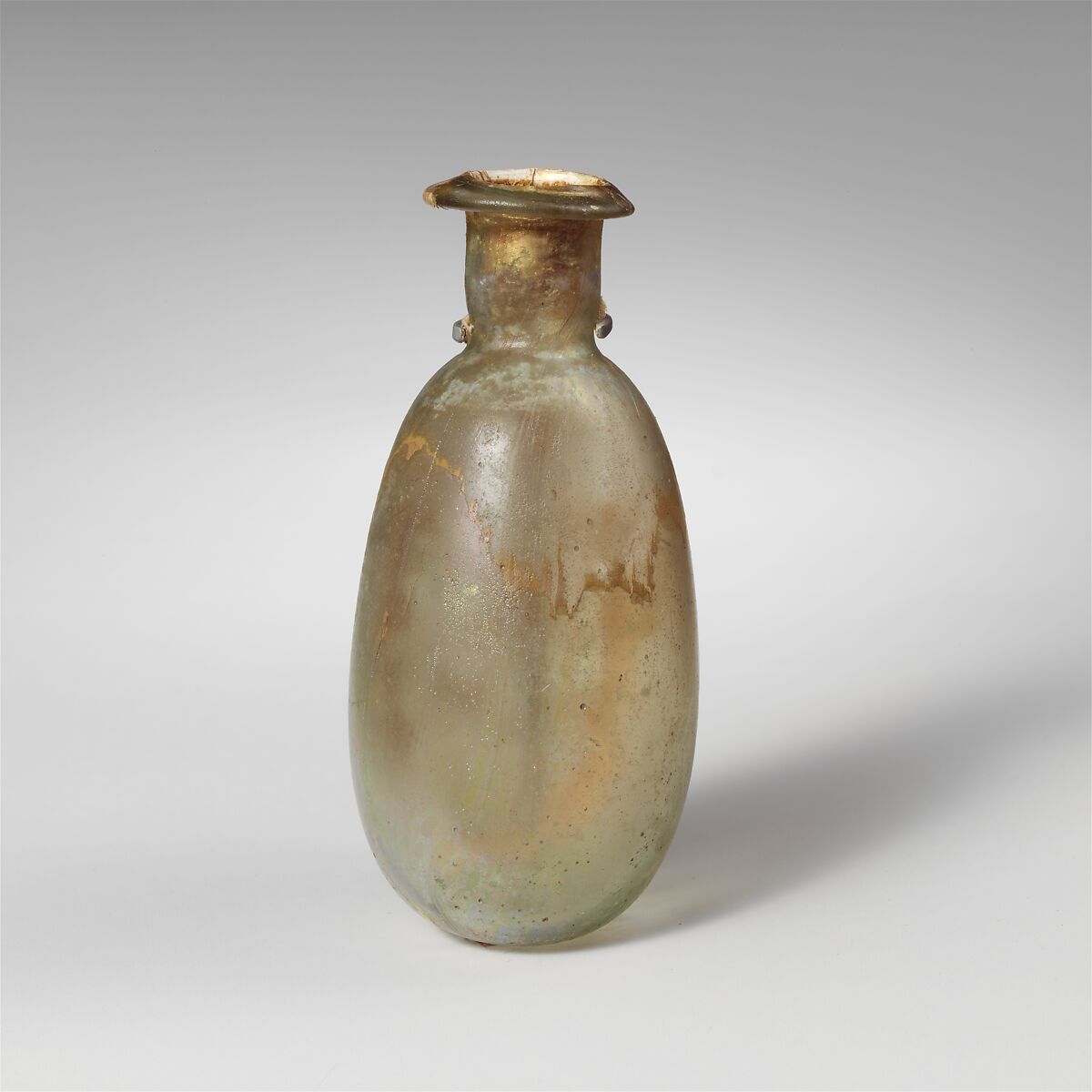 Glass perfume bottle, Glass, Roman 