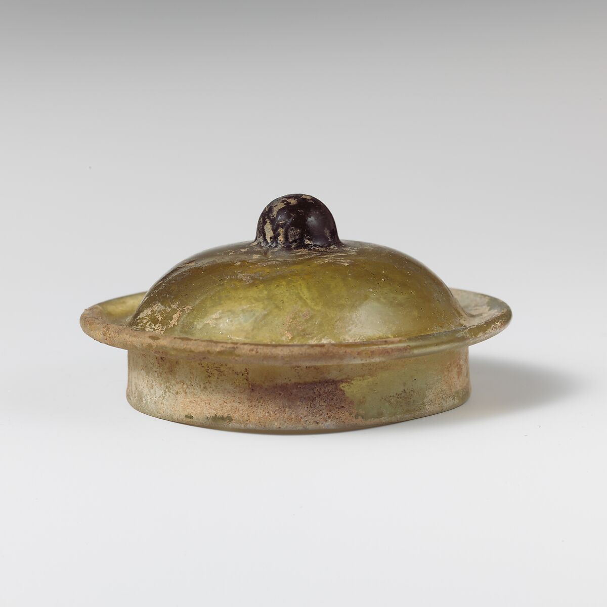 Glass lid, Glass, Roman 