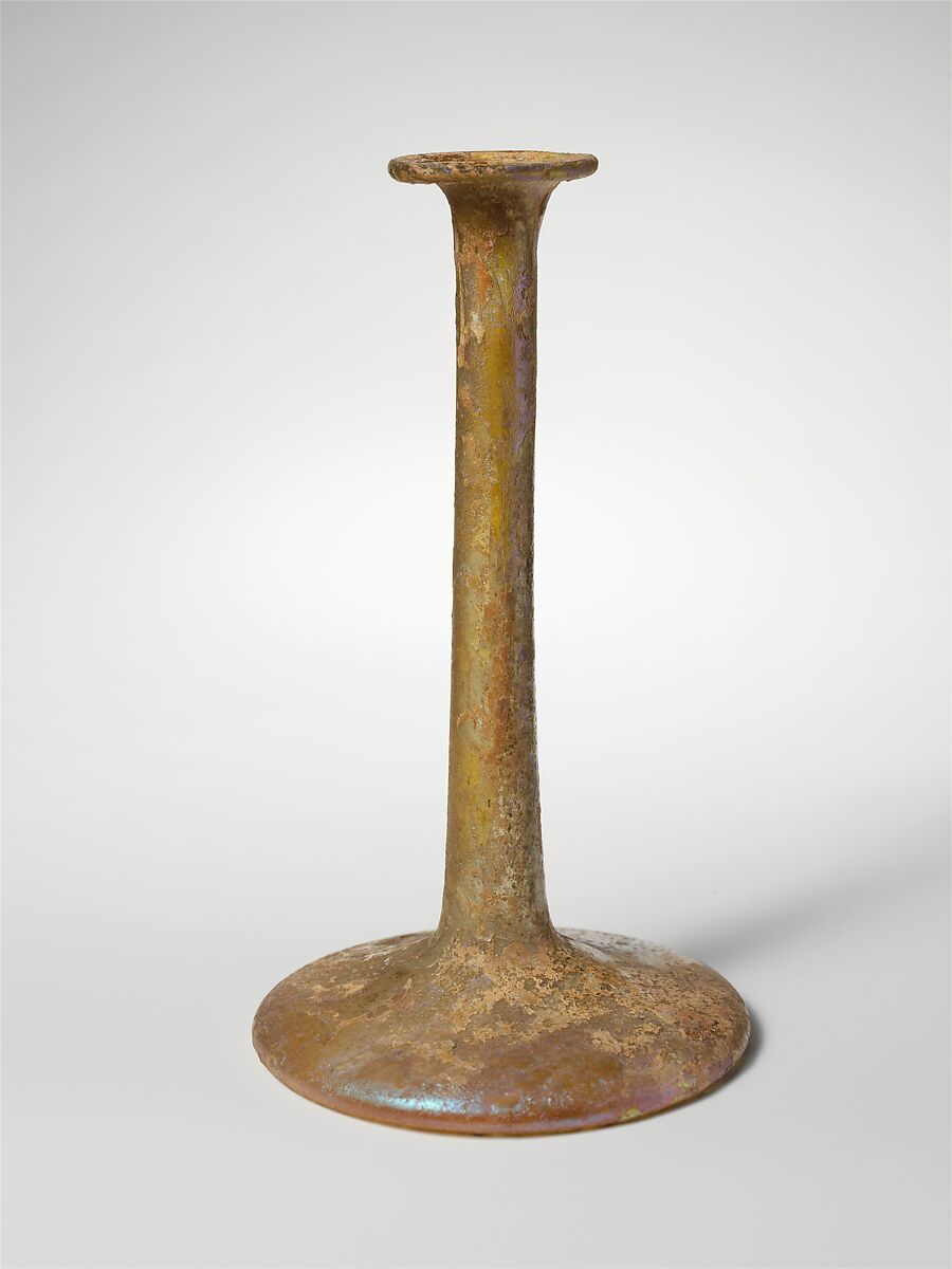 Glass perfume bottle, Glass, Roman 
