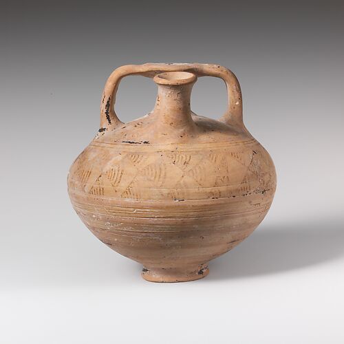 Terracotta stirrup jar