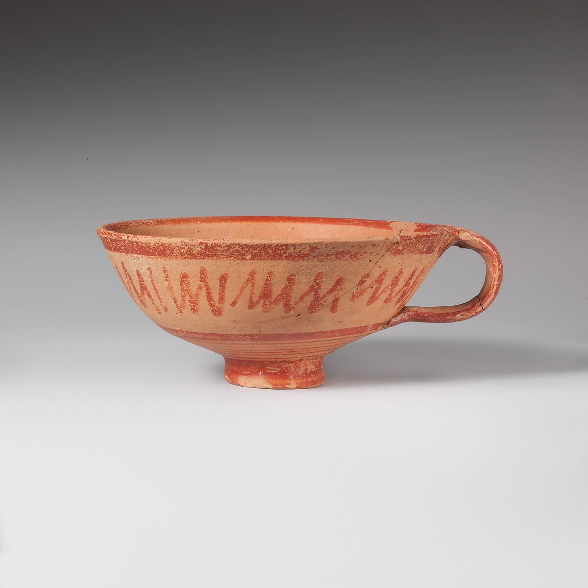 Terracotta cup with one handle, Terracotta, Mycenaean 