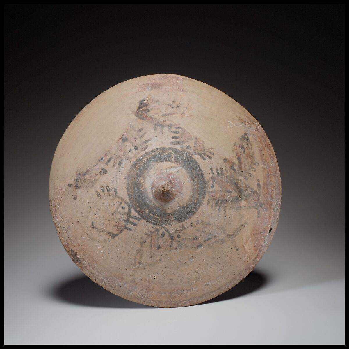 Votive shield, Terracotta, Cypriot 