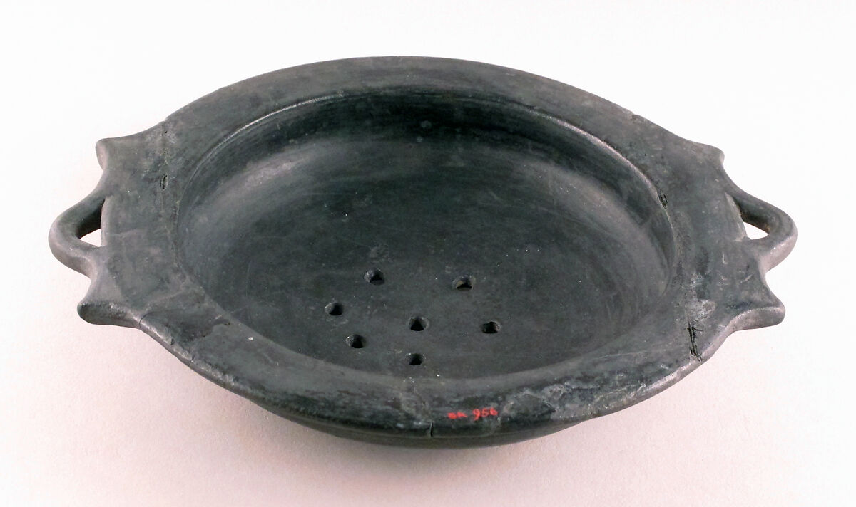 Strainer, Terracotta, Etruscan 