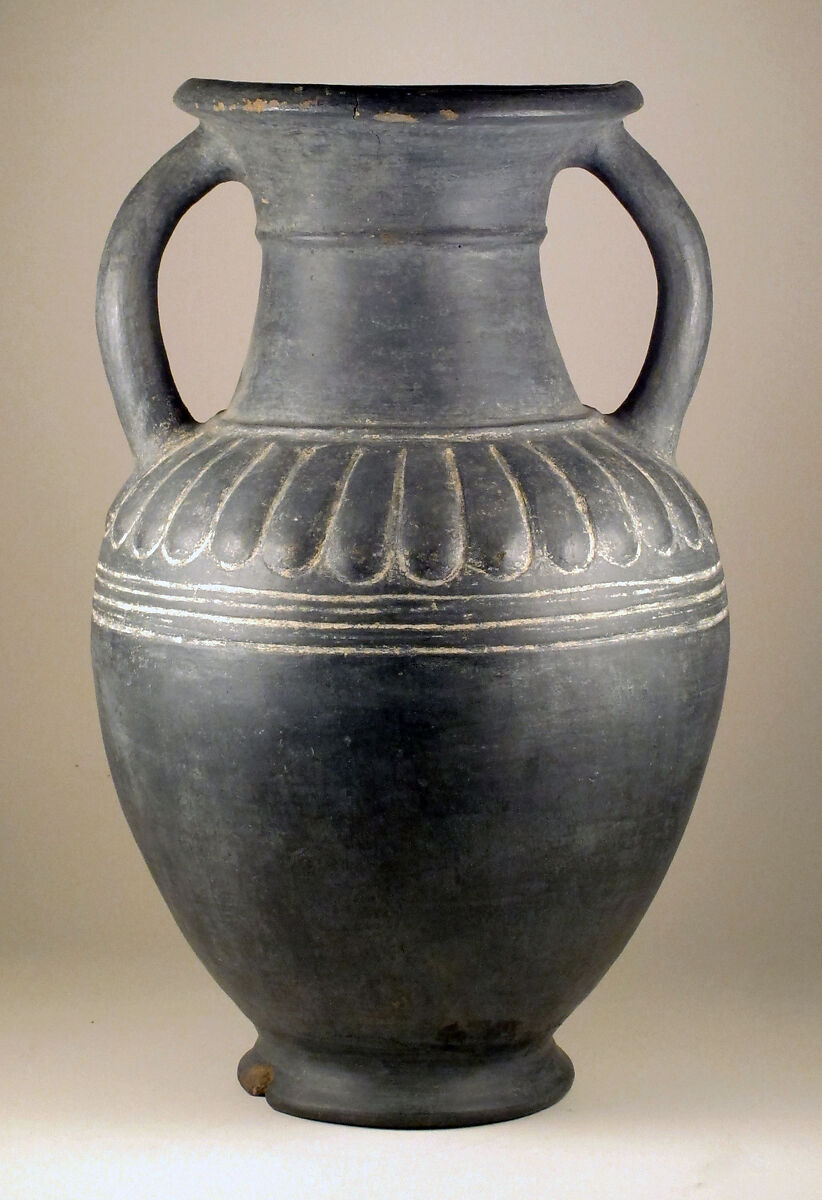 Amphora, Terracotta, Etruscan 