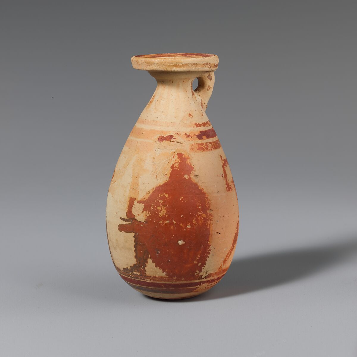 Terracotta alabastron (perfume vase), Terracotta, Greek, Corinthian