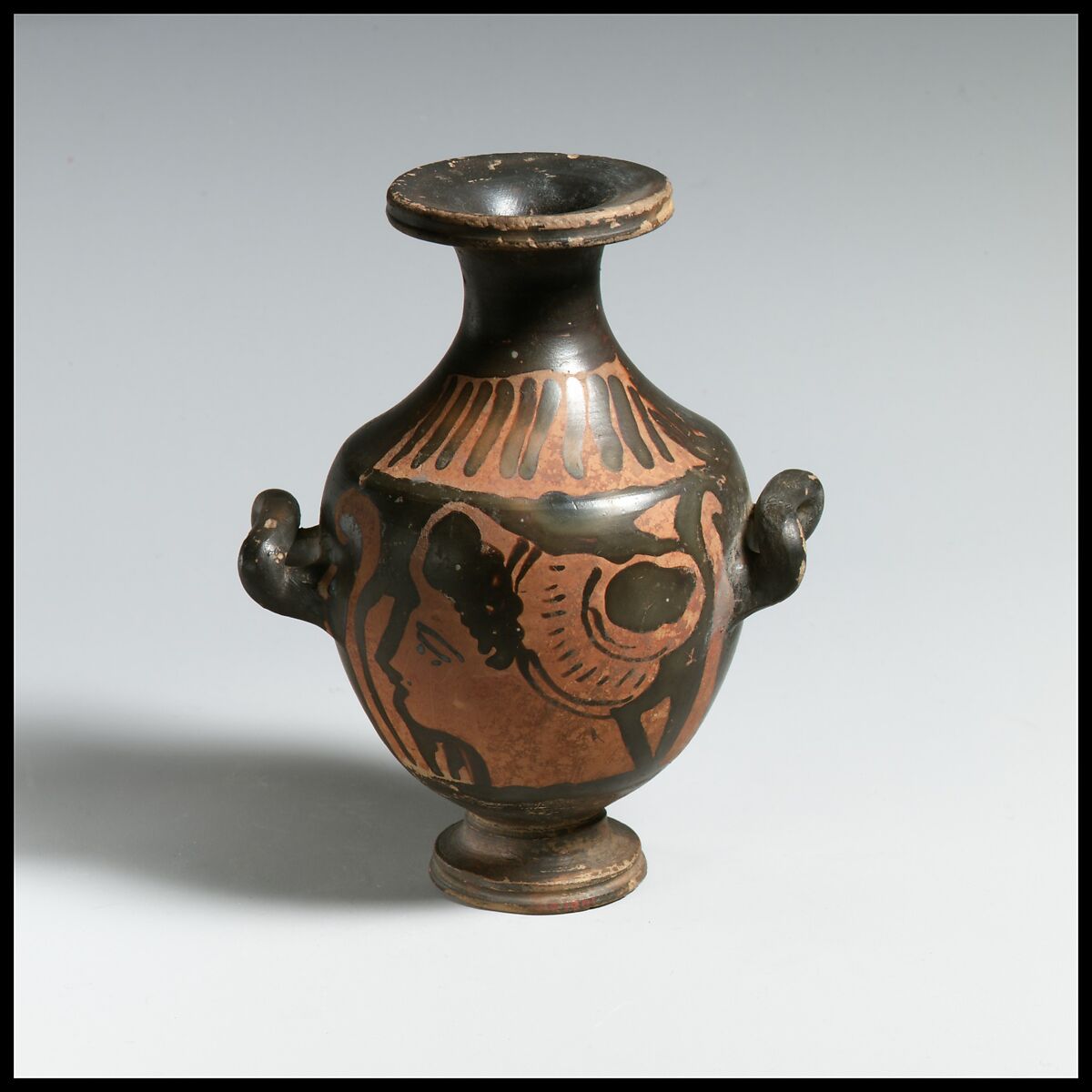 Hydria, Terracotta, Greek, South Italian, Apulian 