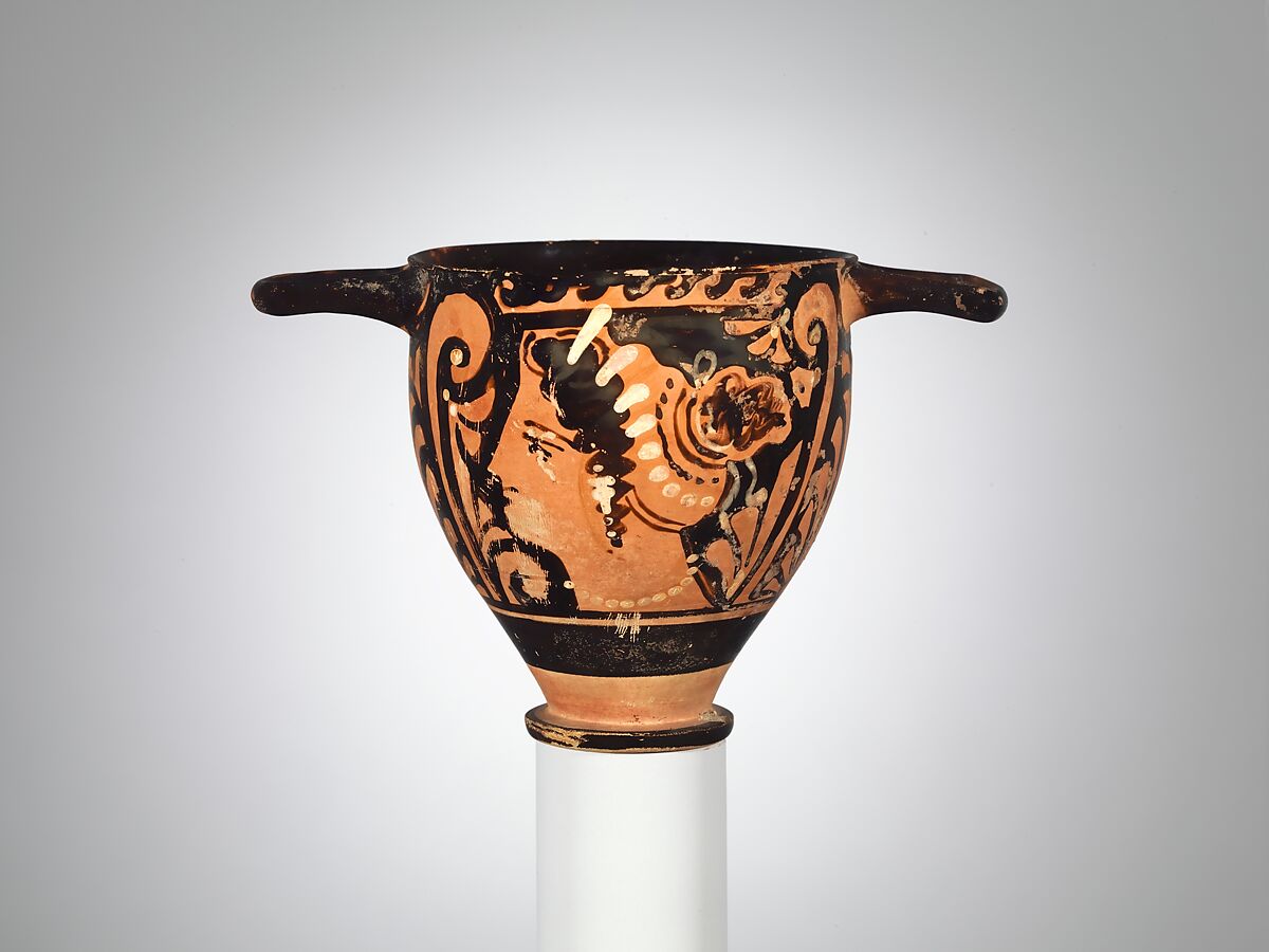 Skyphos, Terracotta, Greek, South Italian, Apulian