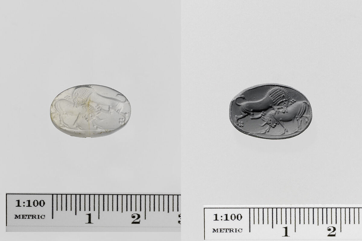 Chalcedony conoid seal, Chalcedony, Greek