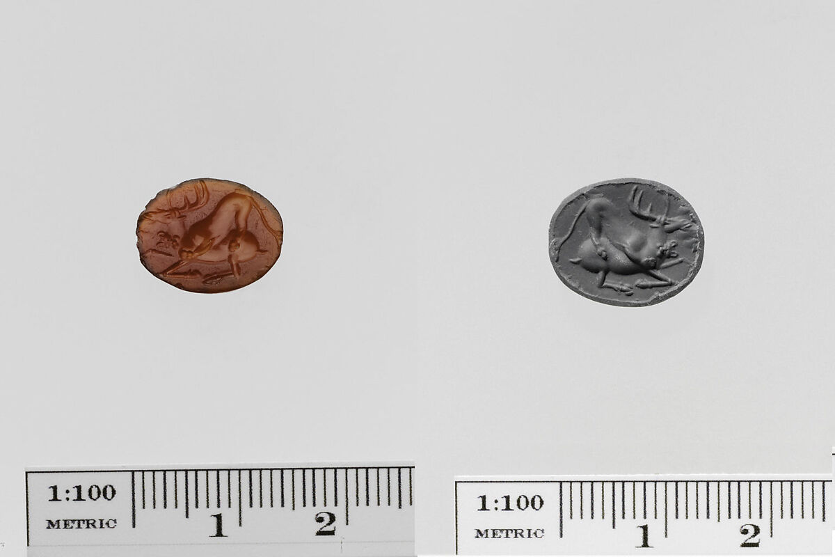 Carnelian ring stone, Carnelian, Greek