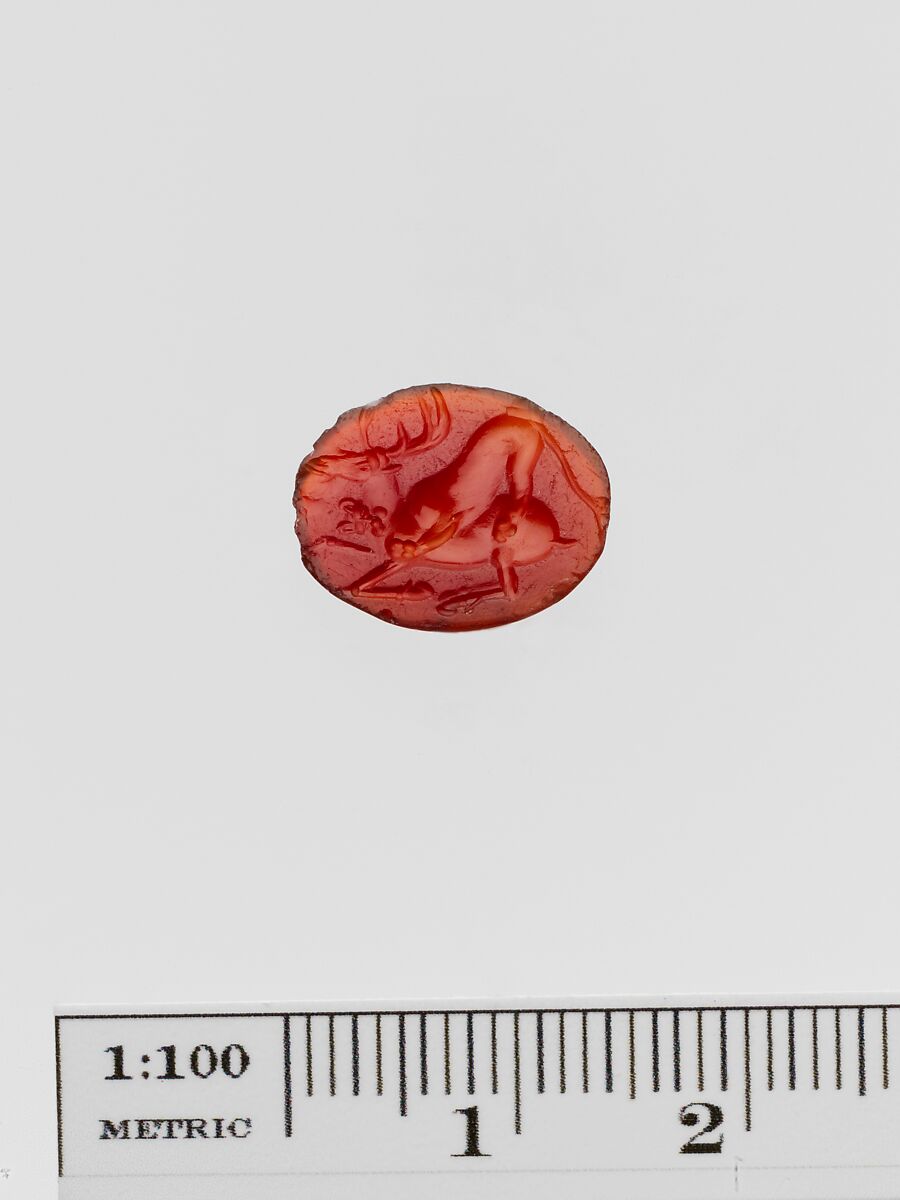 Carnelian ring stone, Carnelian, Greek 