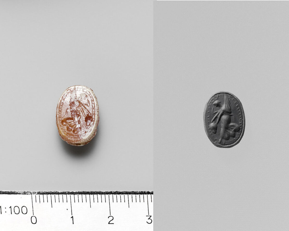 Carnelian scarab, Carnelian, Etruscan