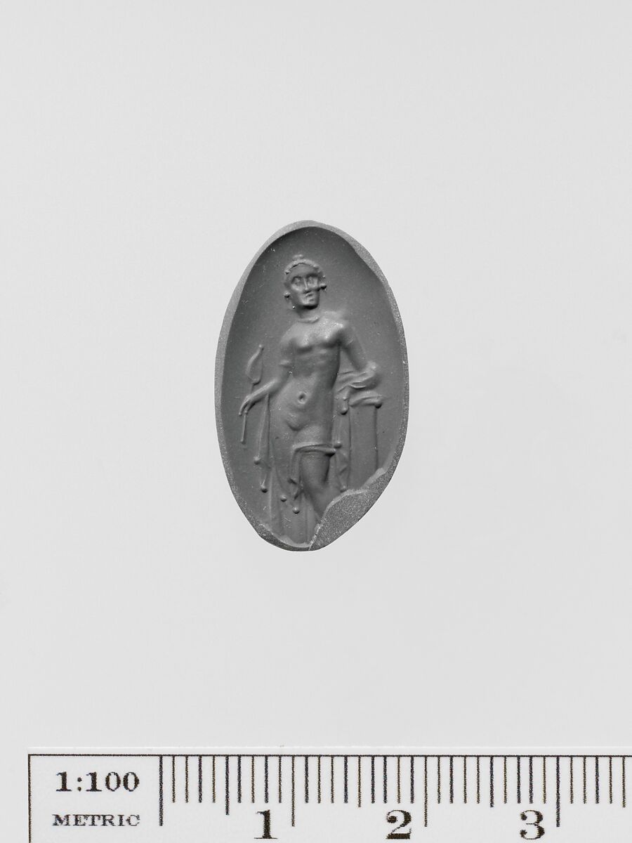 Agate oval gem, Agate, Greek