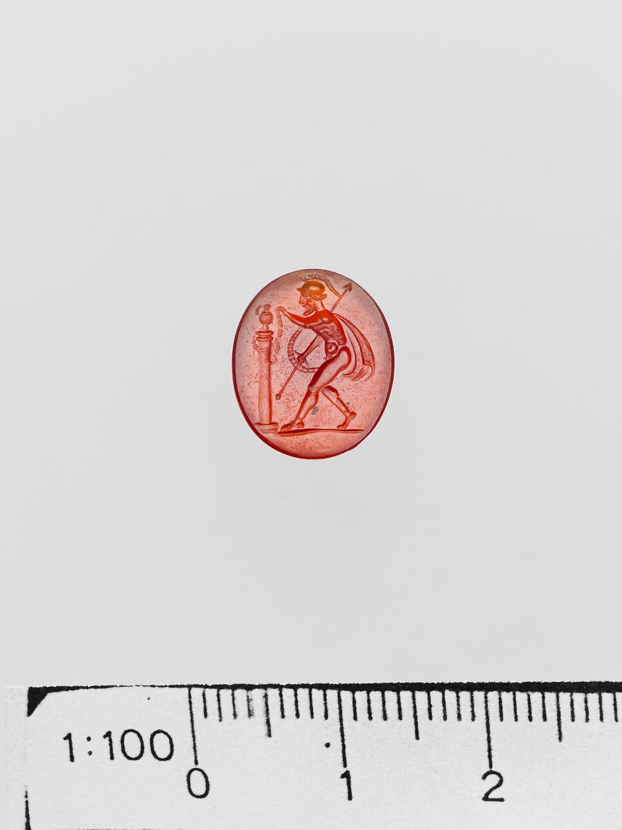 Carnelian ring stone, Carnelian, Italic 