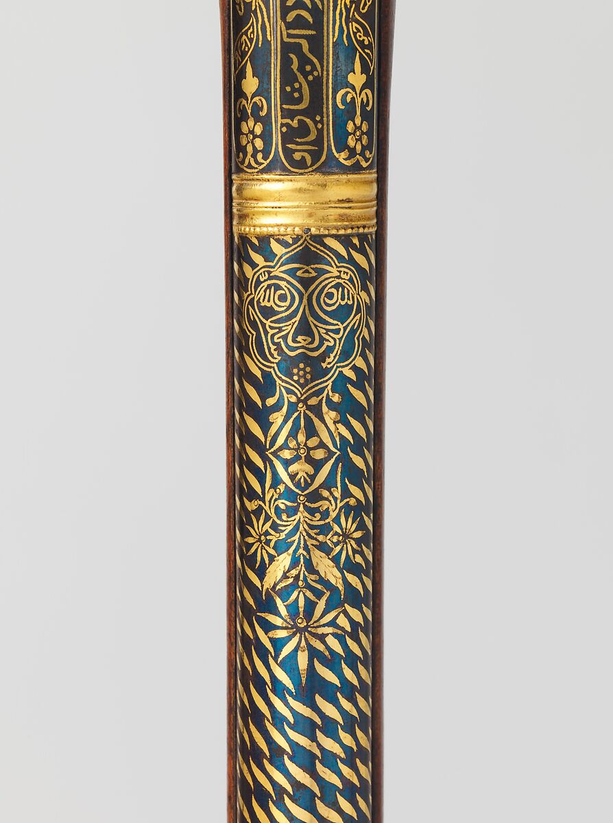 Flintlock Blunderbuss, Steel, wood, gold, silver, Indian, Seringapatam