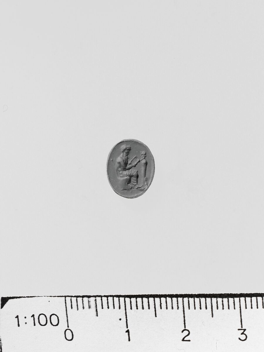 Carnelian ring stone, Sard, Roman