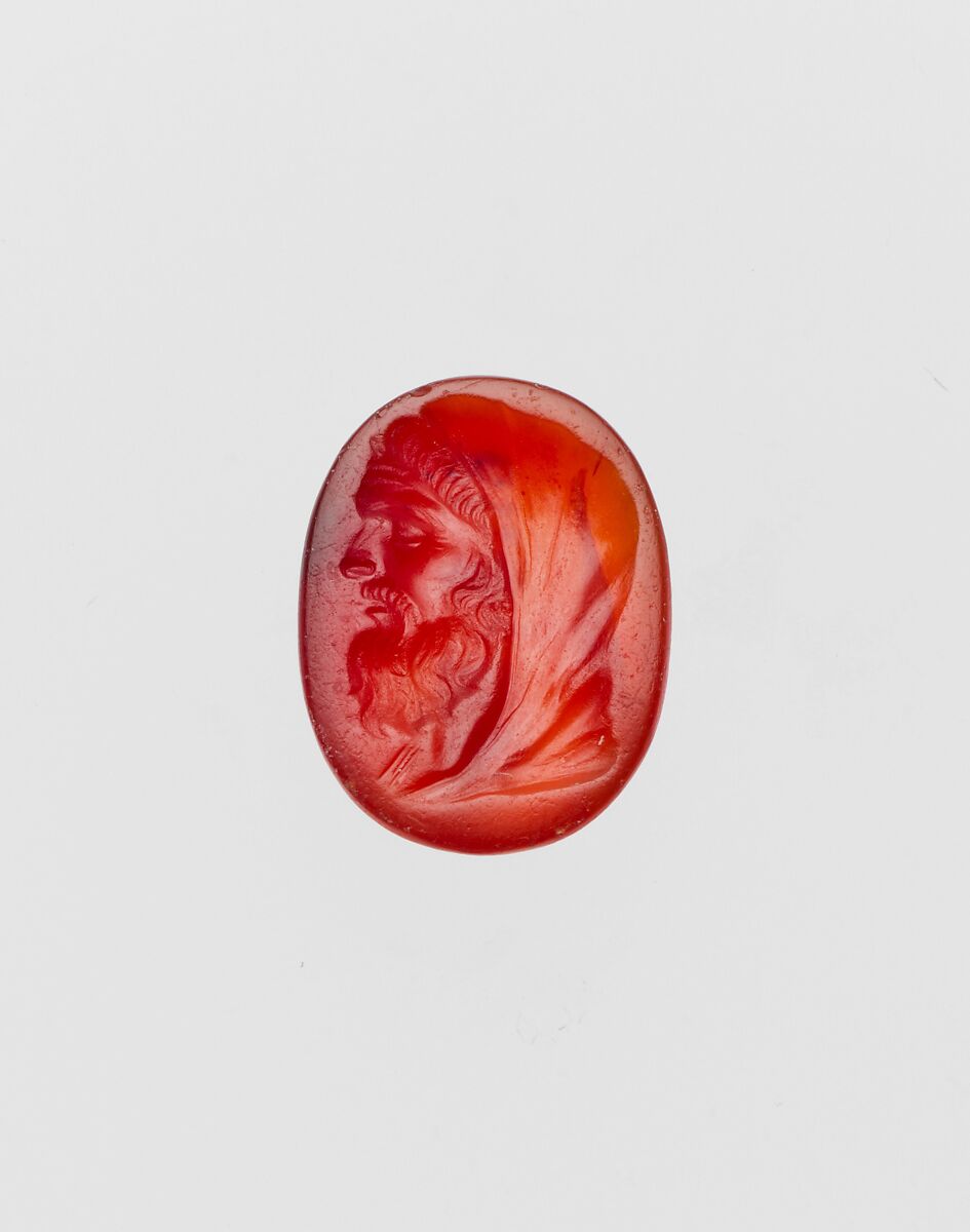 Carnelian ring stone, Carnelian, Roman 