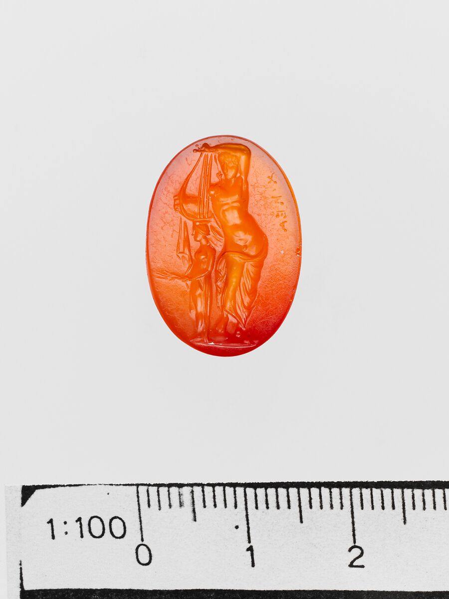 Carnelian ring stone, Carnelian, Roman