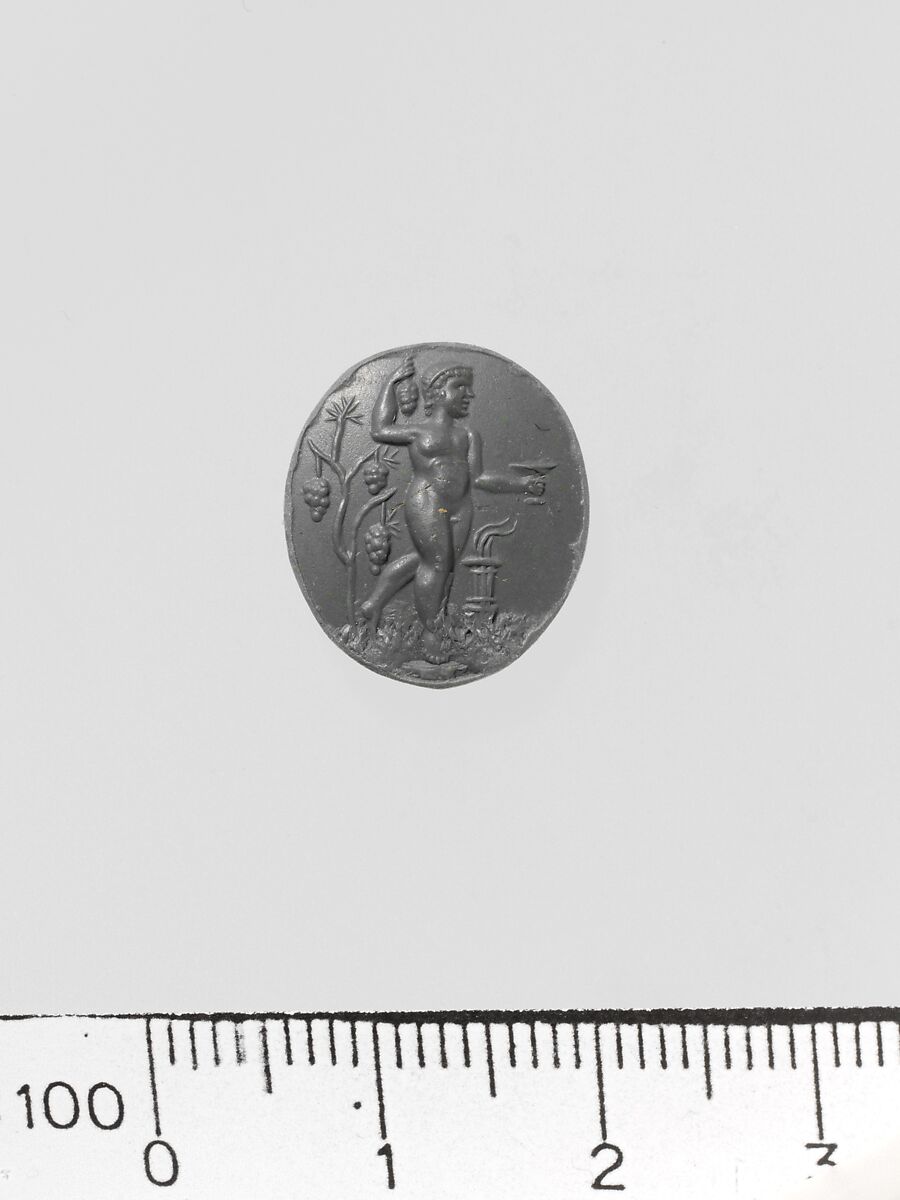 Banded agate ring stone, Agate, banded, Roman