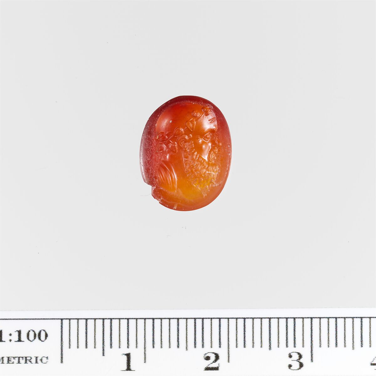 Carnelian ring stone, Sard, Roman 