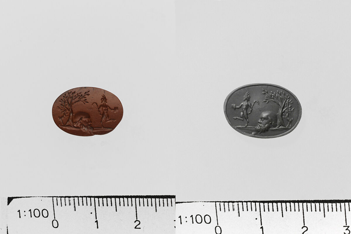 Red jasper ring stone, Jasper, red, Roman