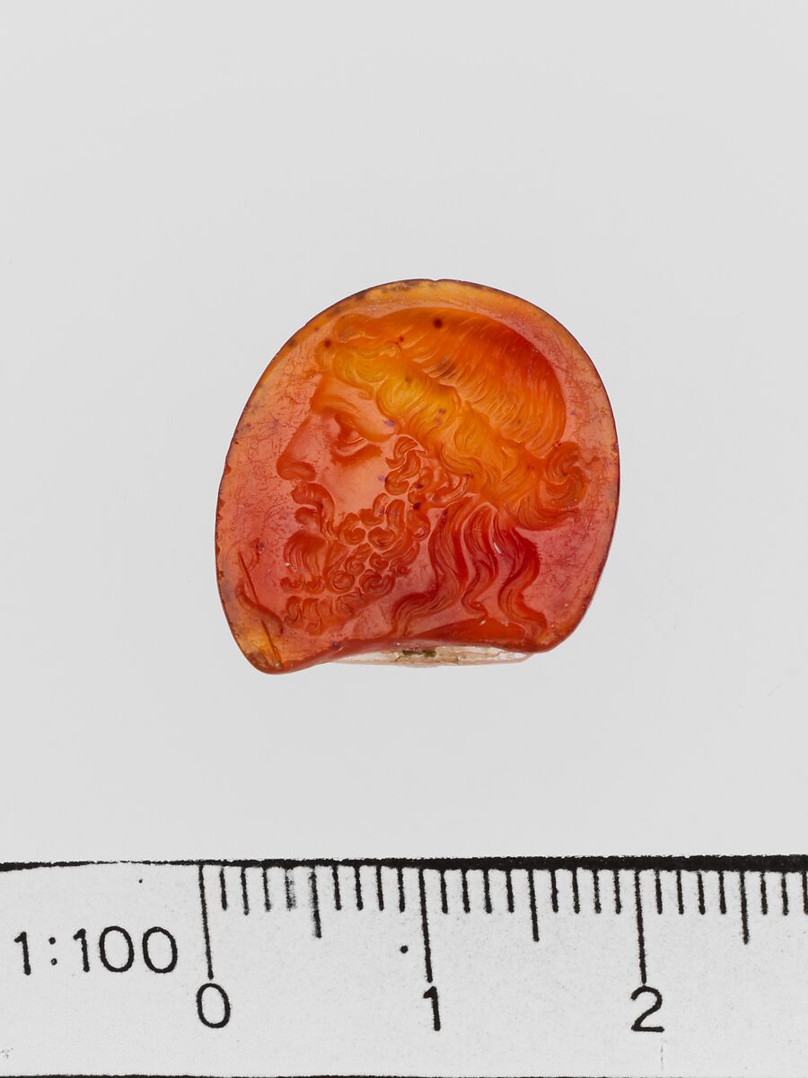 Carnelian ring stone, Carnelian, Roman 