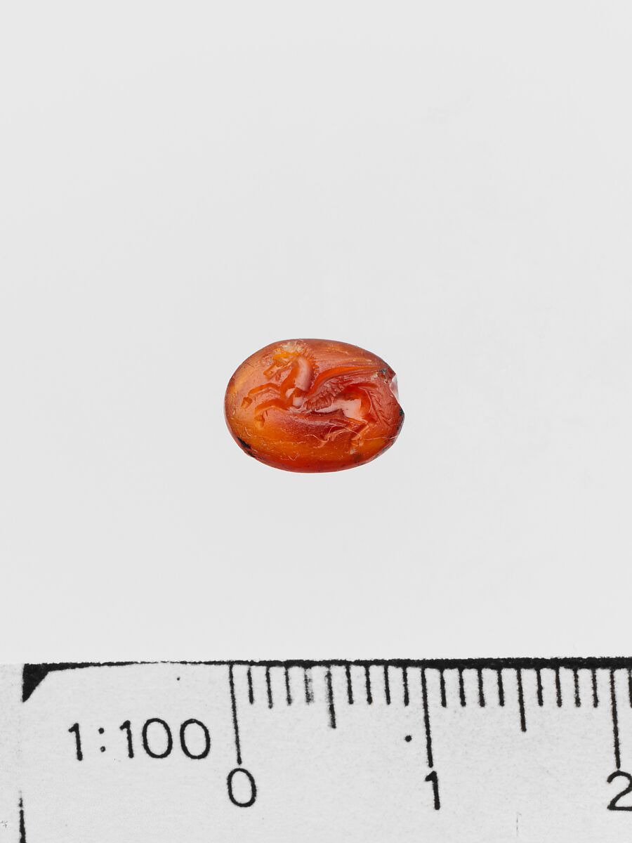 Carnelian ring stone, Sard, Roman 