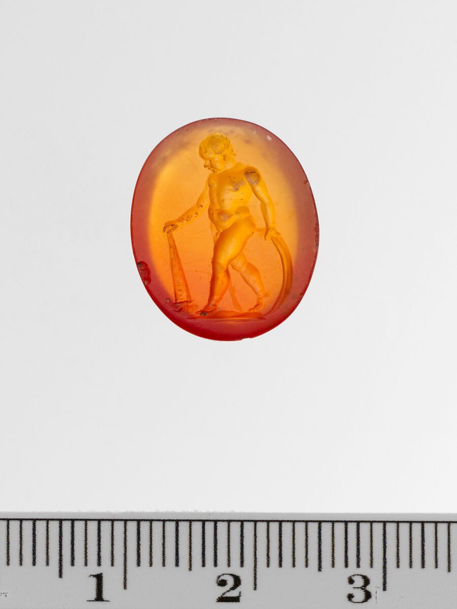 Carnelian ring stone, Sard, Roman 