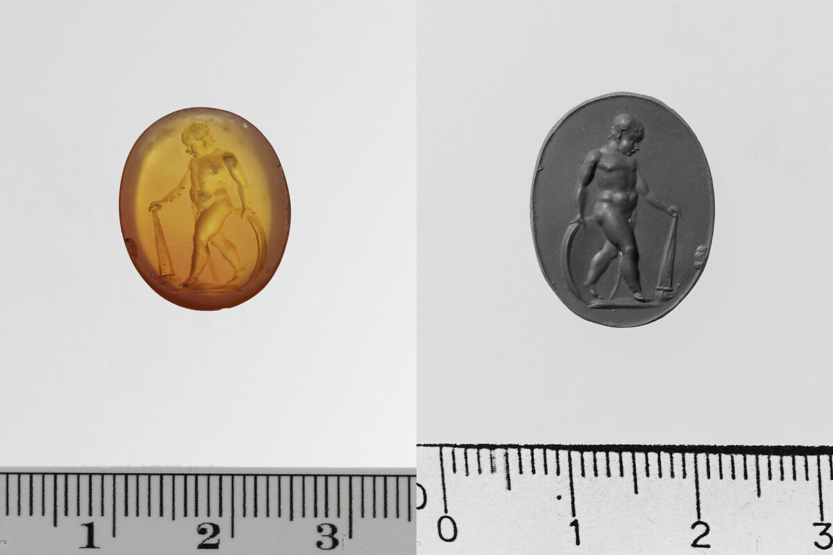 Carnelian ring stone, Sard, Roman