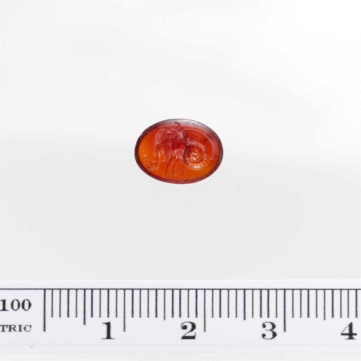 Carnelian ring stone, Carnelian, Roman 