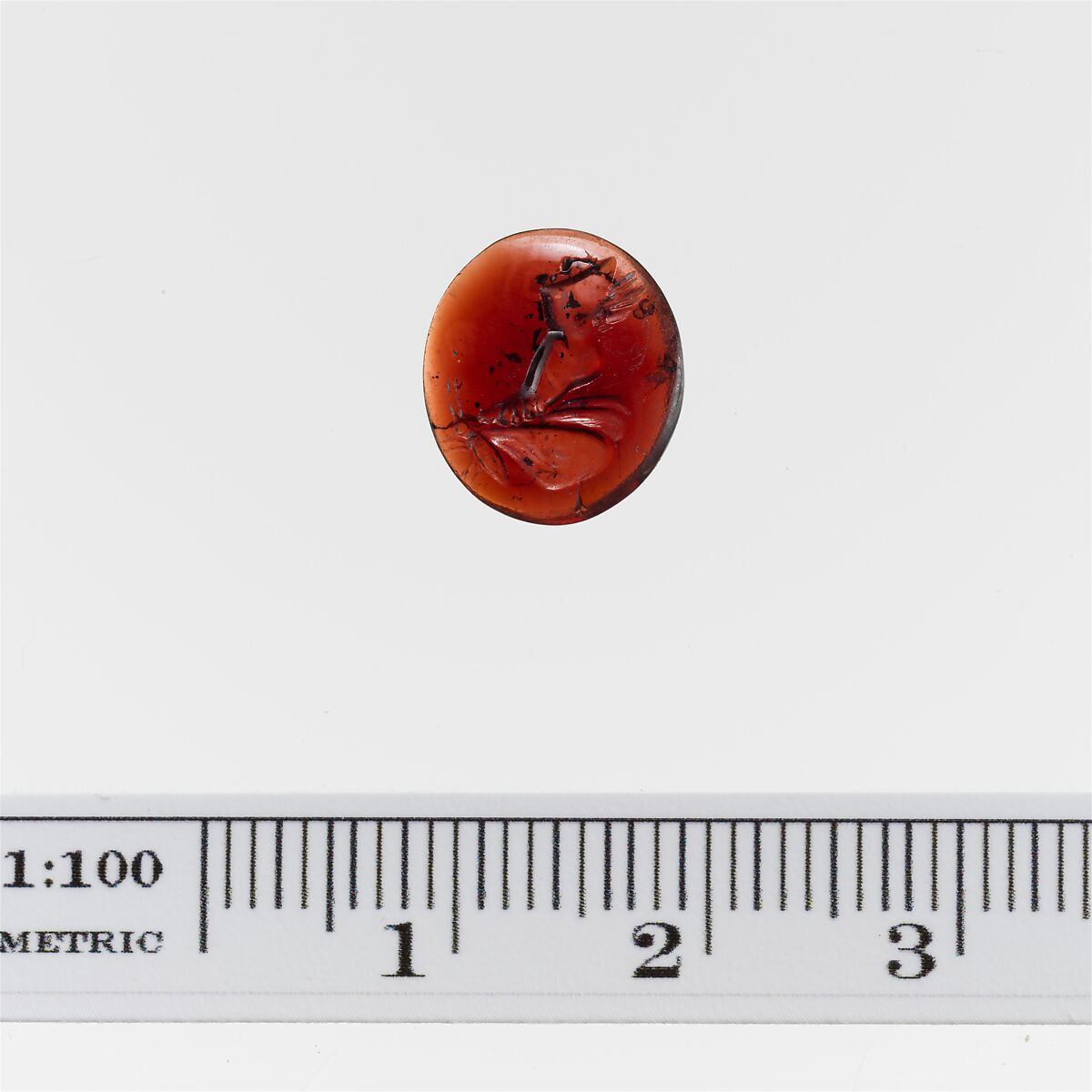 Garnet (pyrope) ring stone, Garnet (pyrope), Roman 