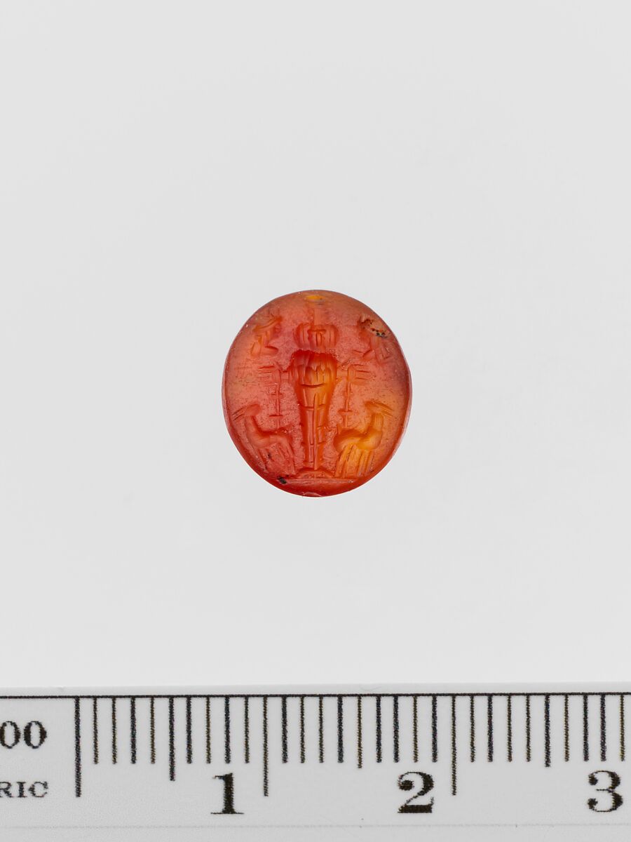 Carnelian ring stone, Sard, Roman 