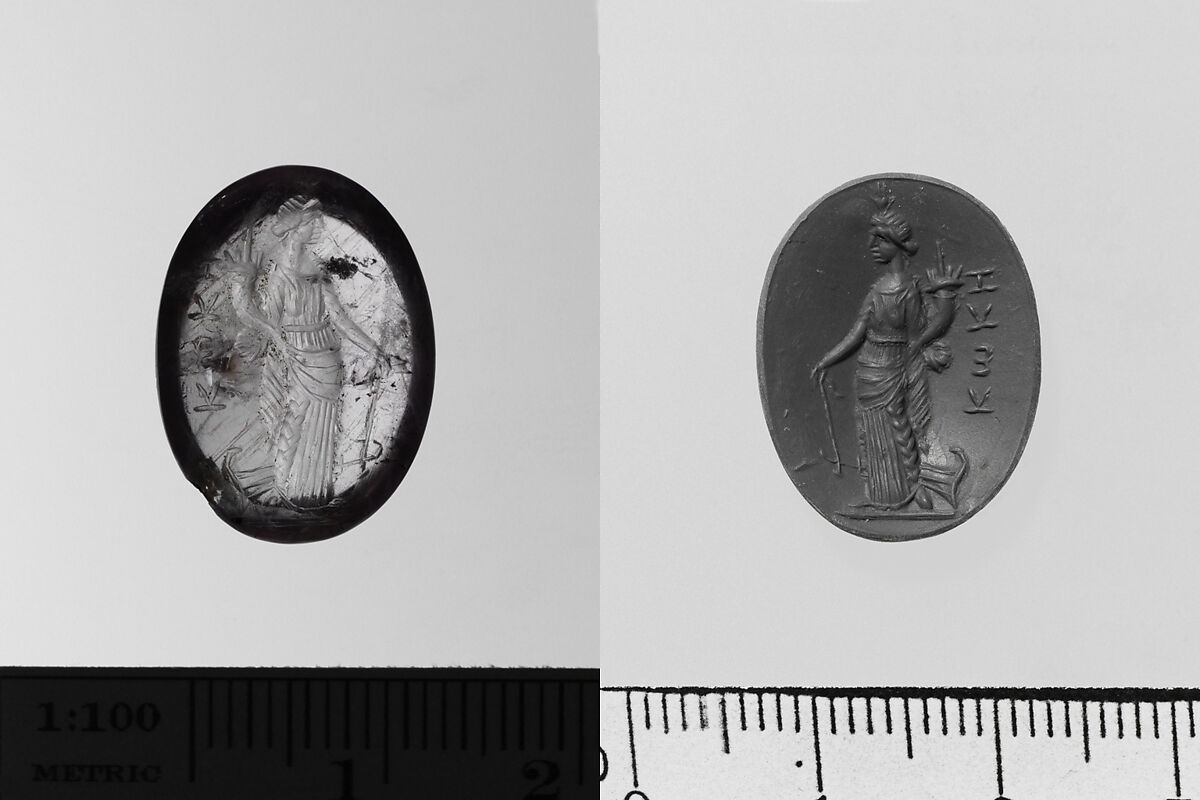 Amethyst ring stone, Amethyst, Roman