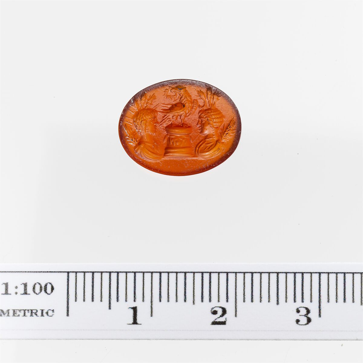 Carnelian ring stone, Sard-Carnelian ?, Roman 