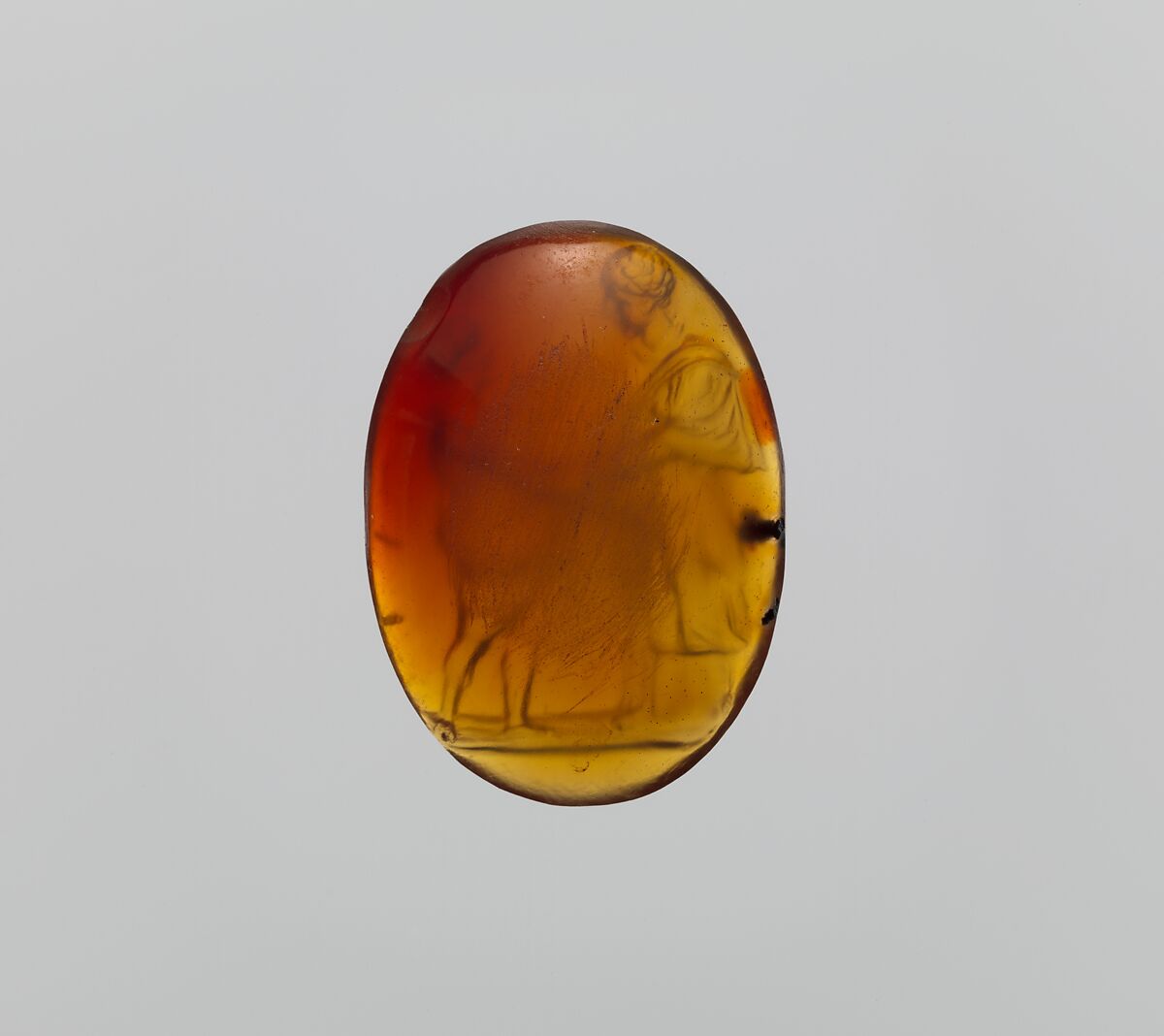 Carnelian ring stone, Sard, Post-Classical