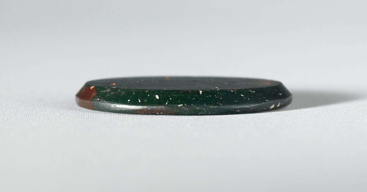 Jasper intaglio: Harcoprates seated on a lotus flower, Jasper, Roman