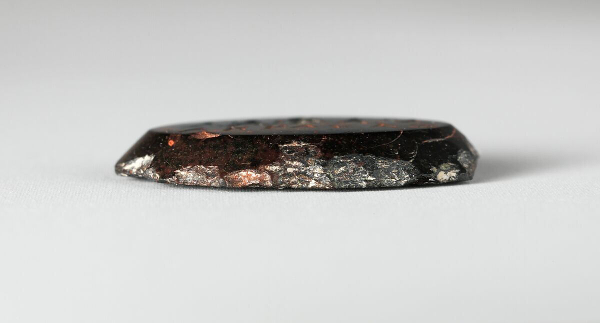 Jasper intaglio: Cock-headed anguipes, Jasper, Roman