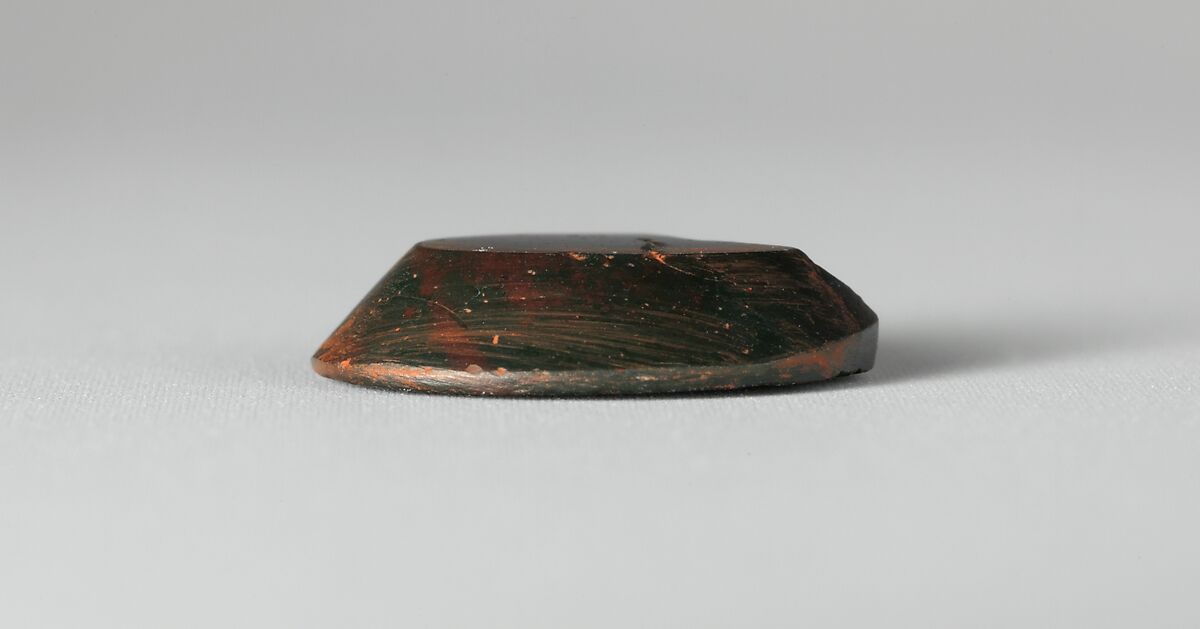Jasper intaglio: Cock-headed anguipes, Jasper, Roman