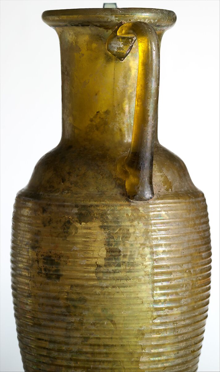 Glass amphora (jar), Glass, Roman