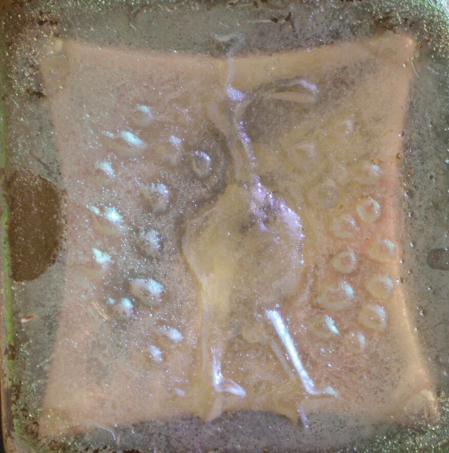 Glass 'Mercury' bottle, Glass, Roman