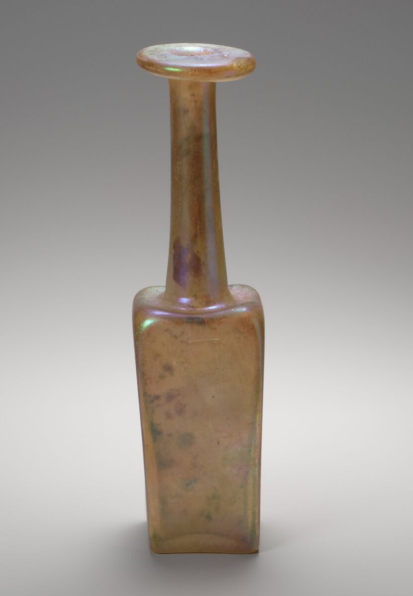Glass 'Mercury' bottle, Glass, Roman 