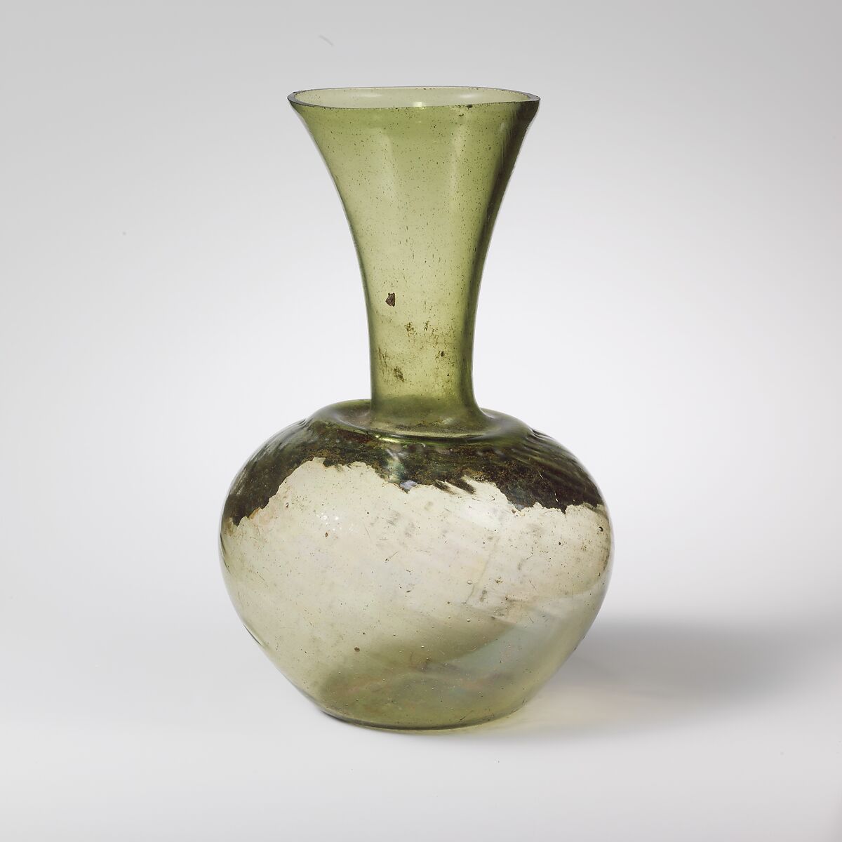 Glass bottle, Glass, Roman 