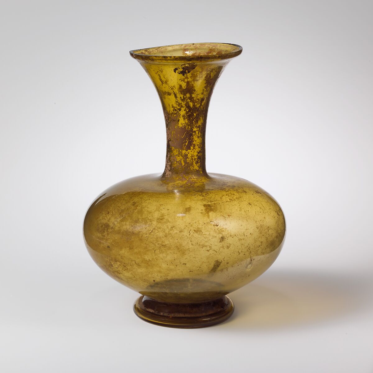 Glass bottle, Glass, Roman 