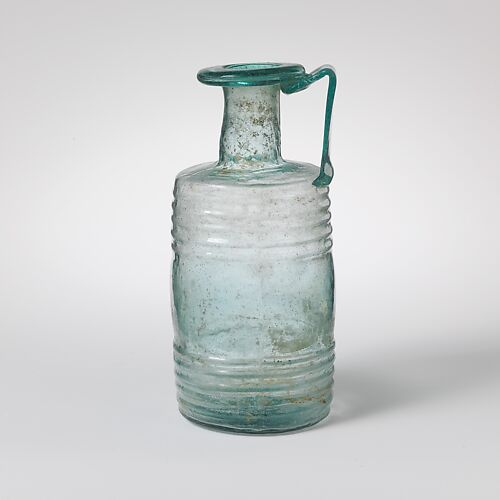 Glass barrel jug