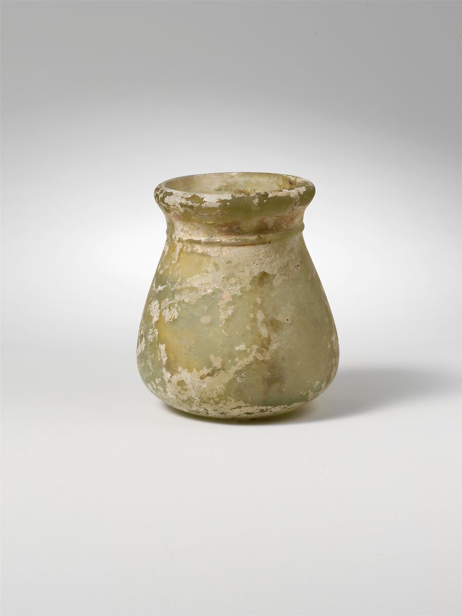 Glass jar, Glass, Roman 