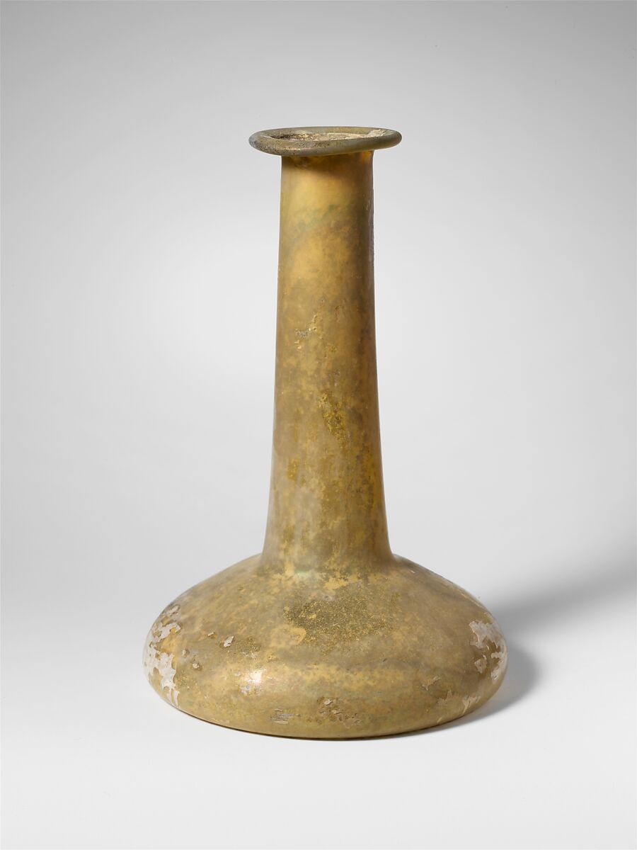 Glass perfume bottle, Glass, Roman 