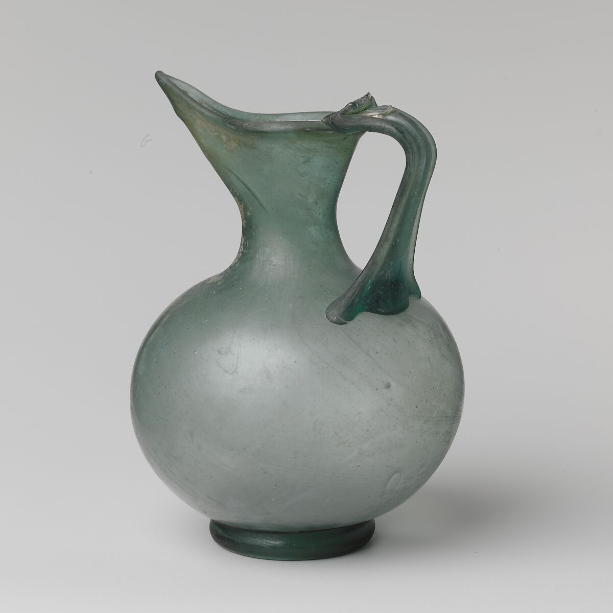 Glass spouted jug, Glass, Roman 