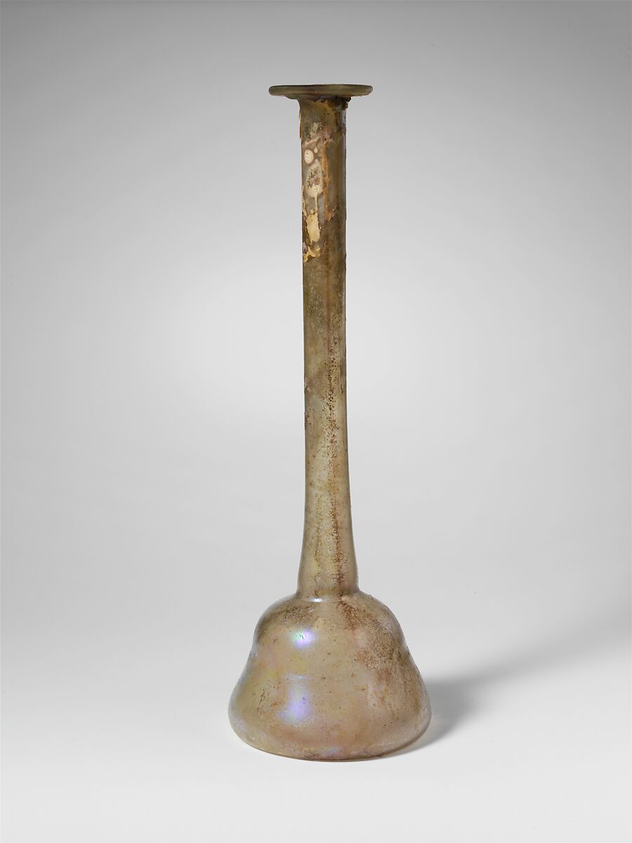 Glass perfume bottle, Glass, Roman 