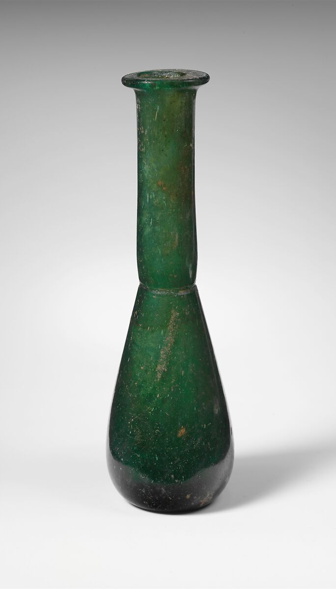 Glass perfume bottle, Glass, Roman 